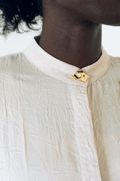 Abaya „QAMAR“ Elfenbein – 2-in-1 Look aus Premium-Viskose